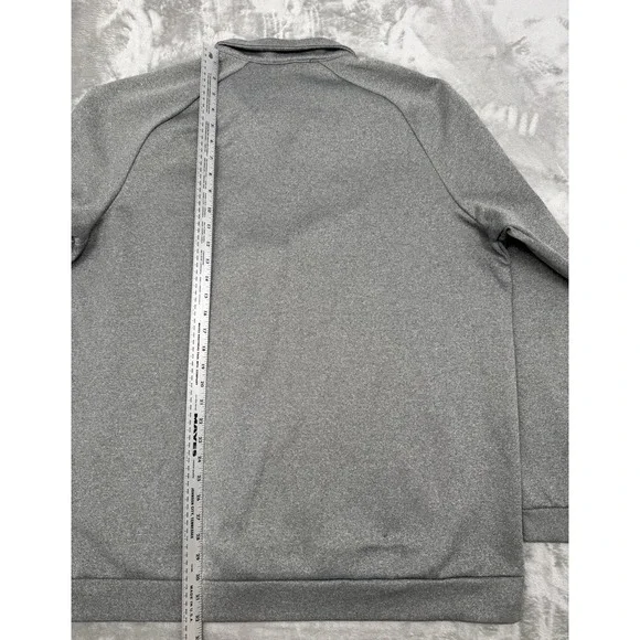 Nike Dri-Fit 1/4 Pullover Sweatshirt Mens XXLT 2XL Tall Gray Thermal Jacket - Picture 9 of 9